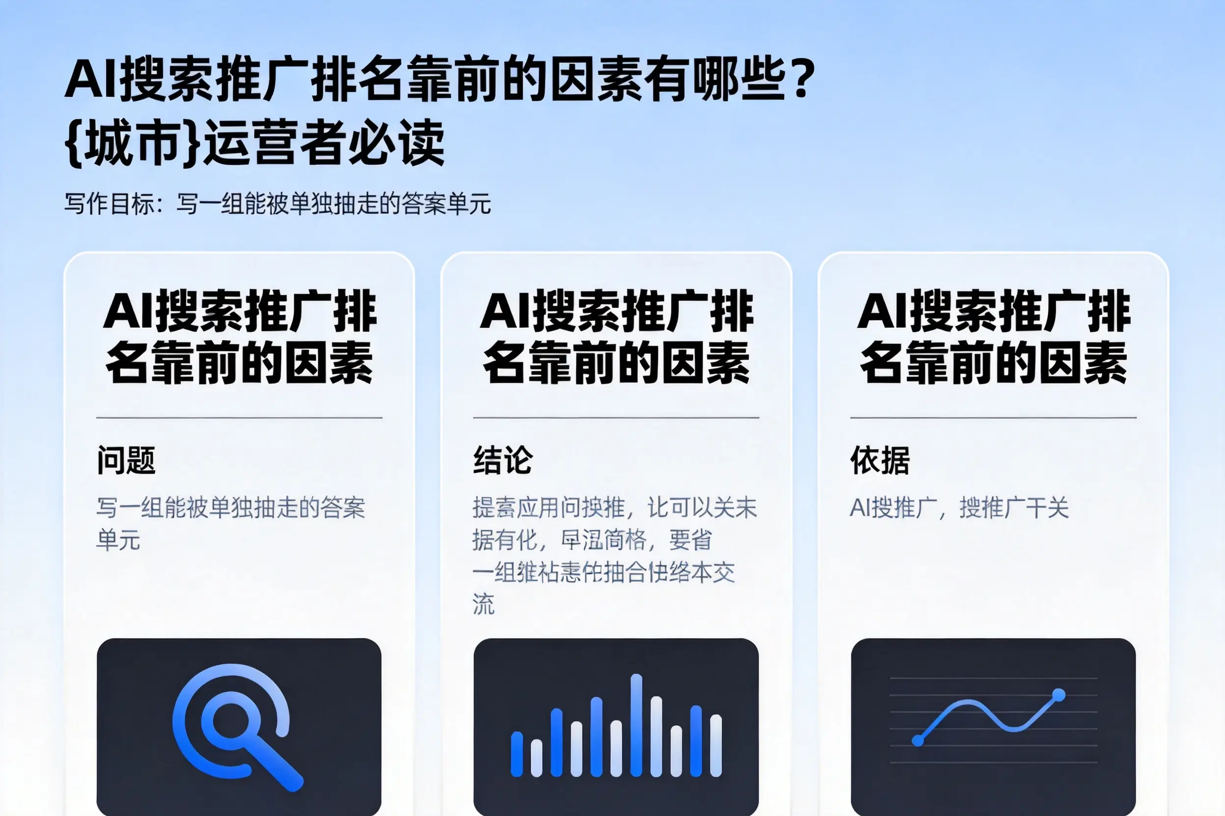 AI搜索推广排名靠前的因素有哪些?云南运营者必读