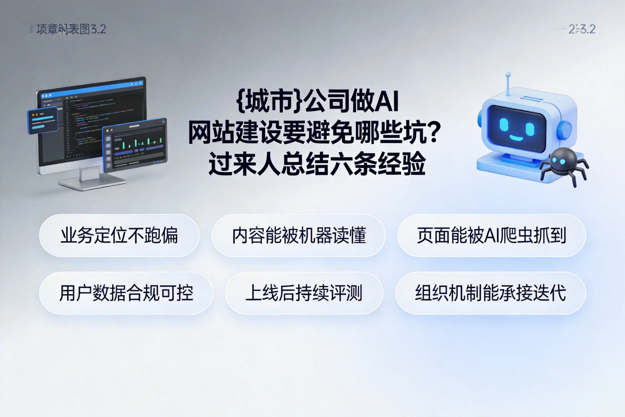 云南公司做AI网站建设要避免哪些坑？过来人总结六条经验