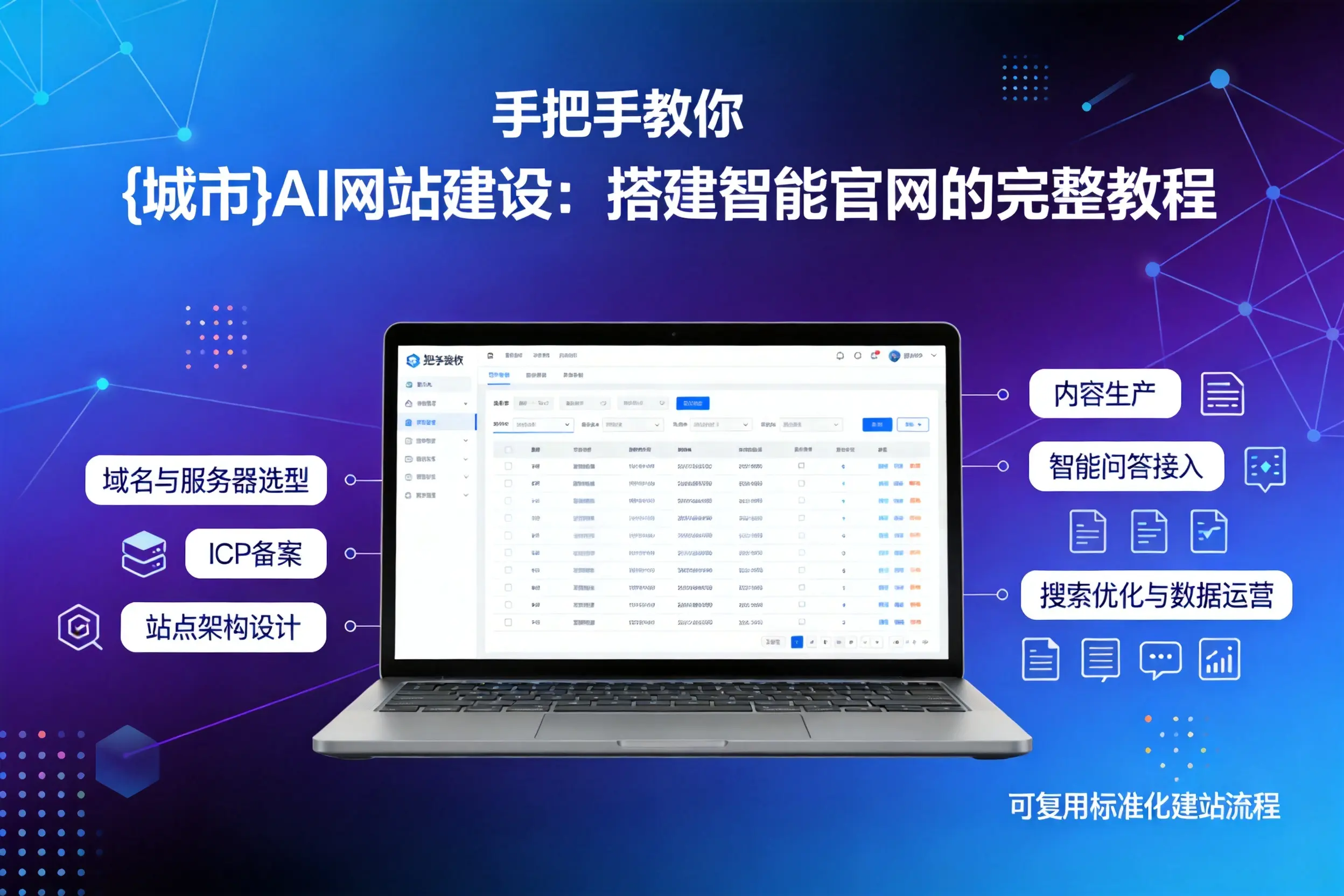 手把手教你云南AI网站建设：搭建智能官网的完整教程