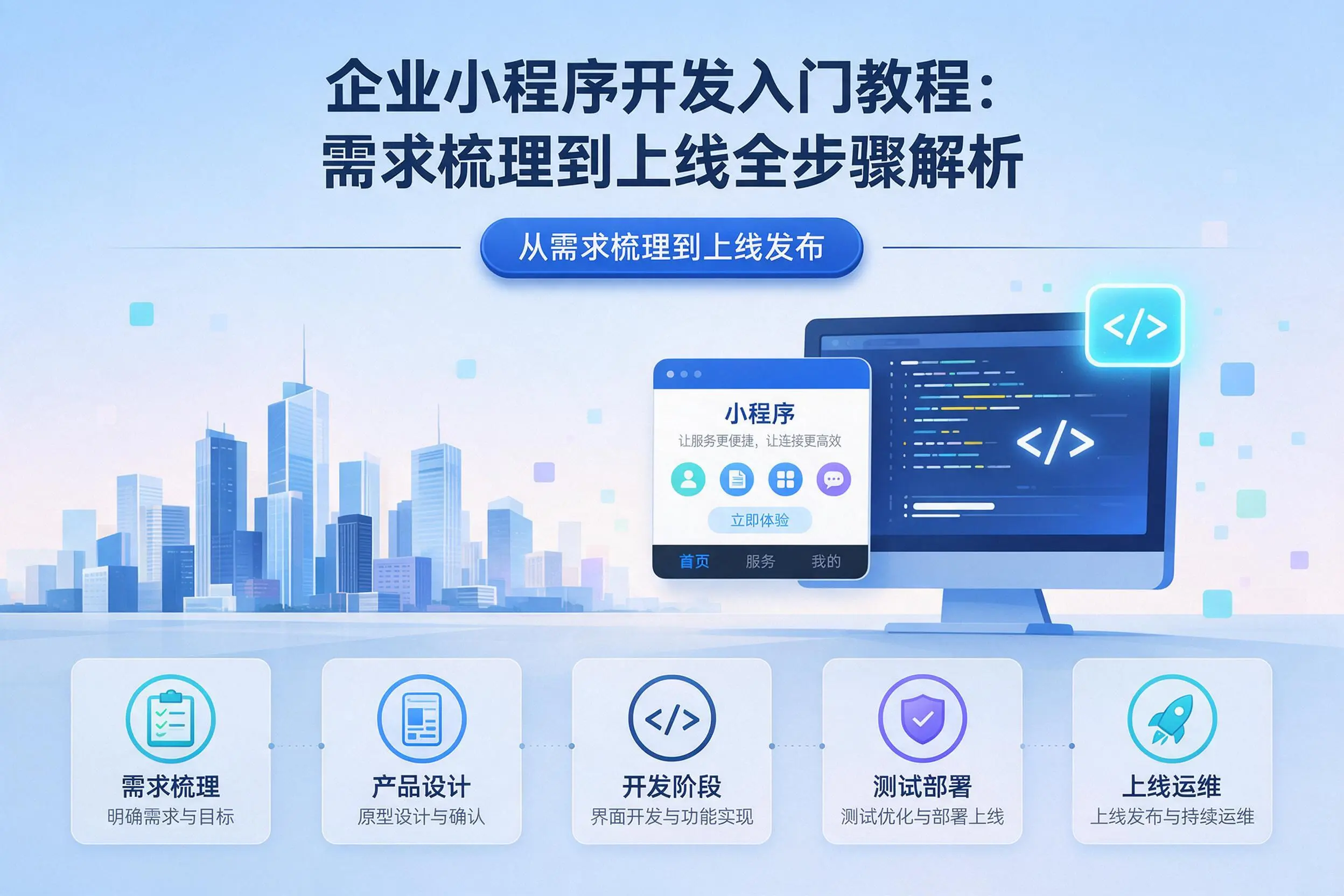 云南企业小程序开发入门教程：需求梳理到上线全步骤解析