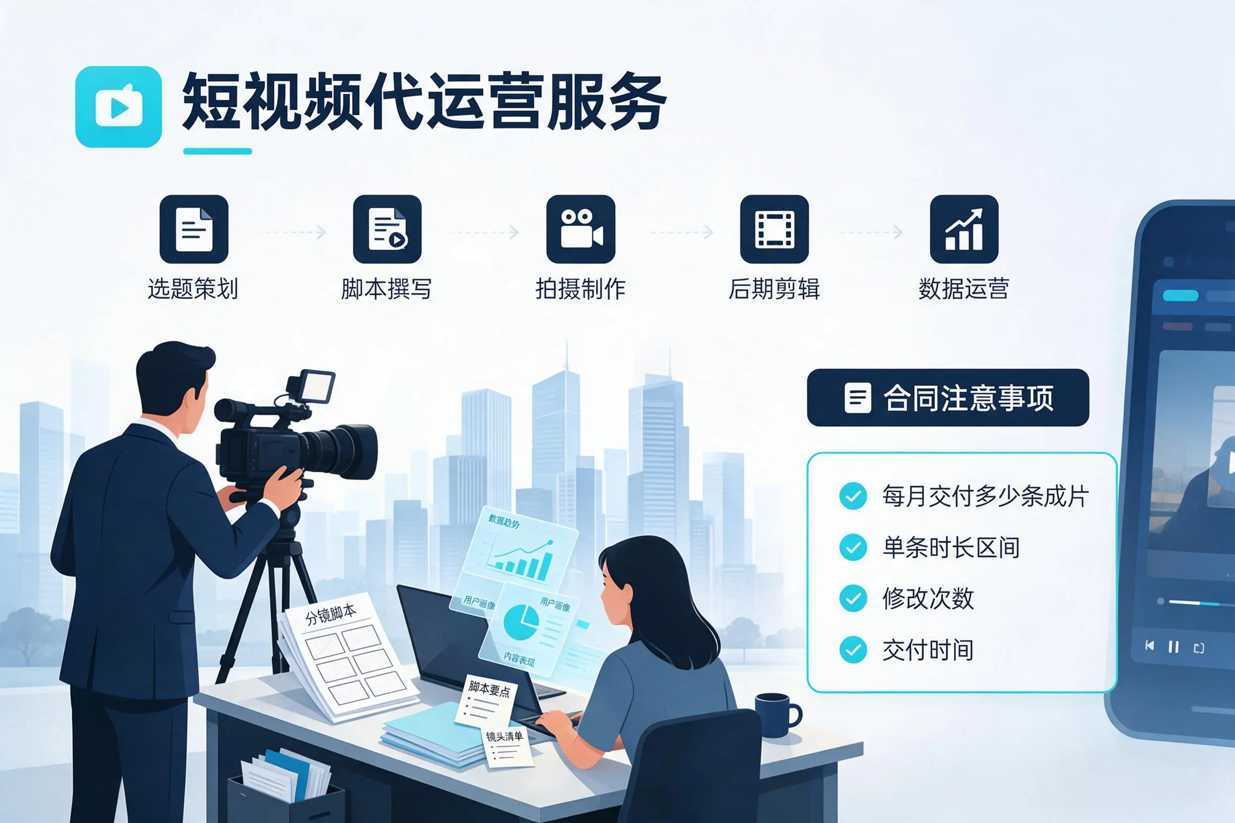 短视频代运营包含哪些服务?云南企业常见问题科普