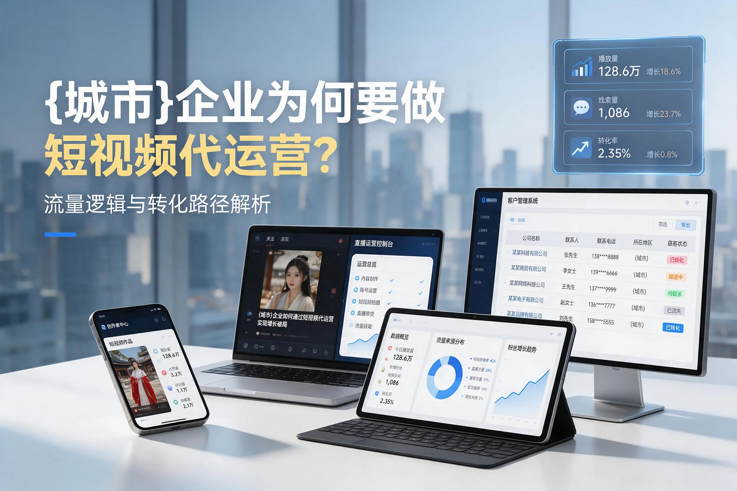 云南企业为何要做短视频代运营？流量逻辑与转化路径解析