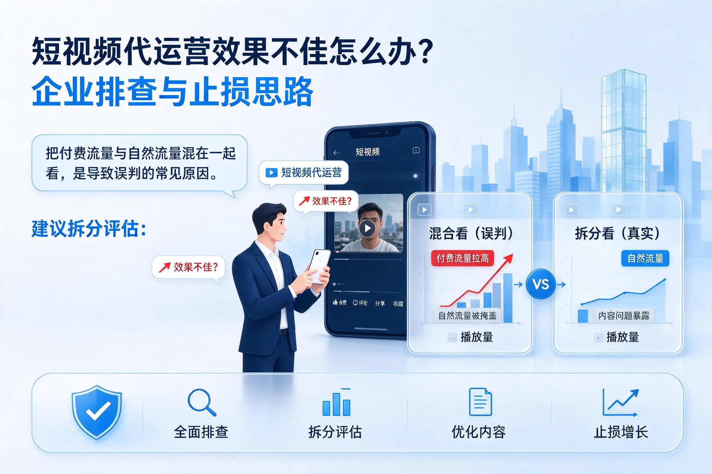 短视频代运营效果不佳怎么办？云南企业排查与止损思路