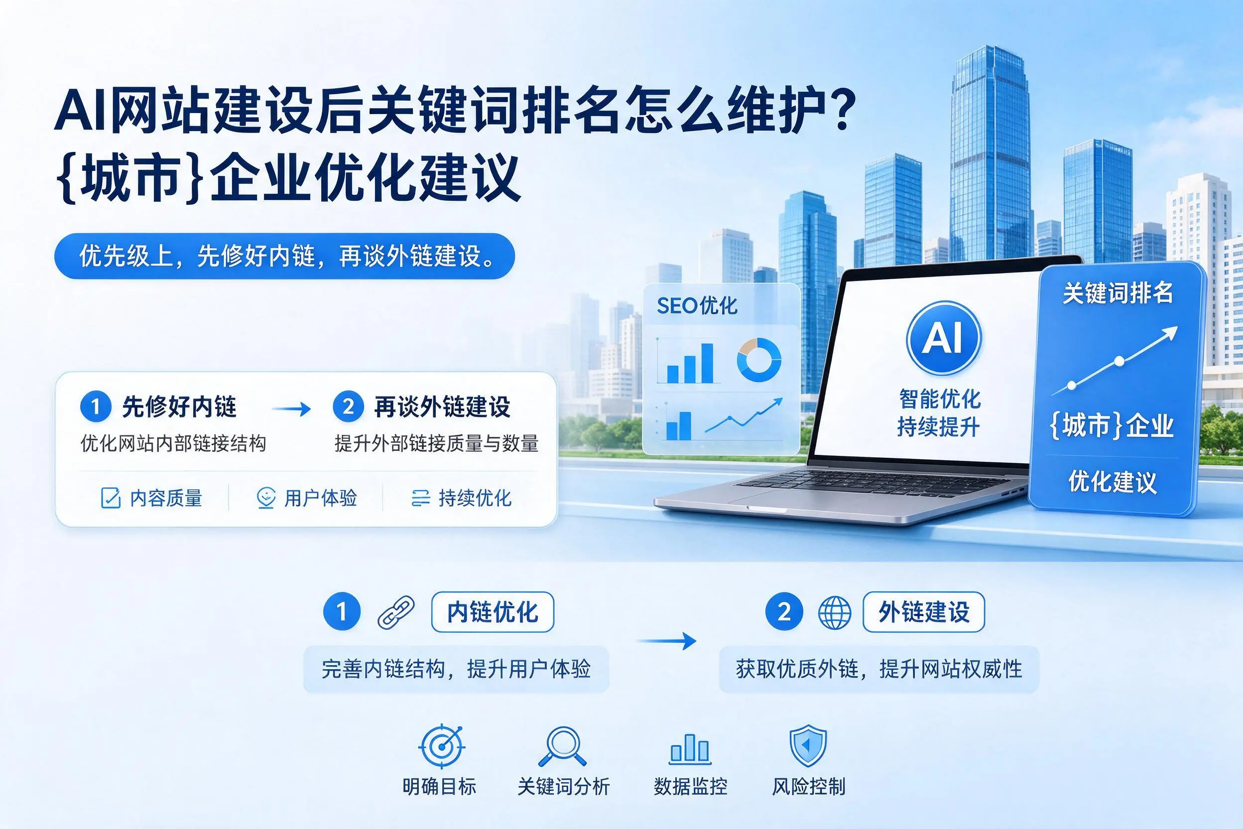 AI网站建设后关键词排名怎么维护?云南企业优化建议