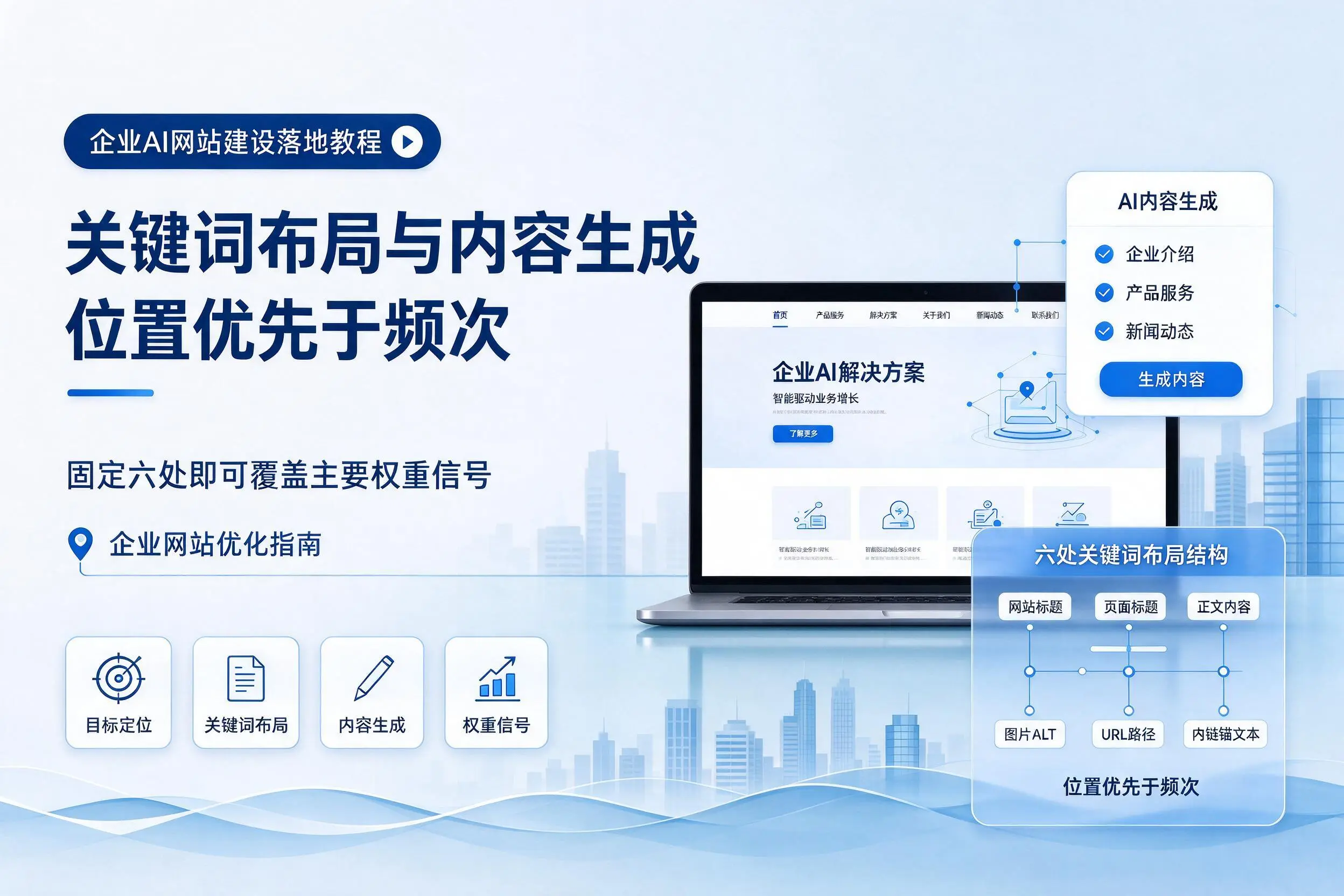 云南企业AI网站建设落地教程:关键词布局与内容生成